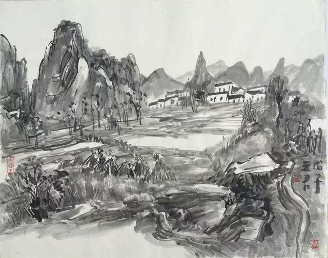 【观象山】君自故乡来 此画最青岛——王君绘画作品印象之十六