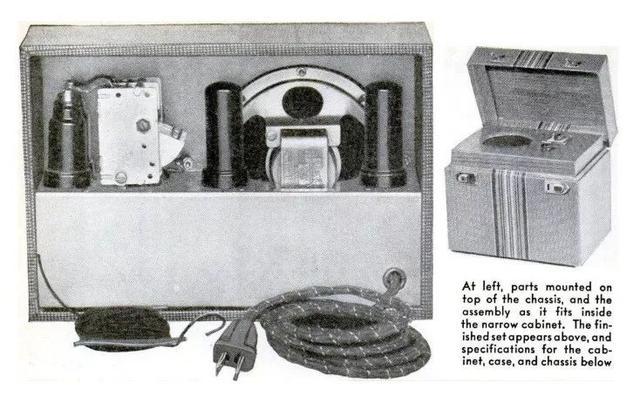 1939年，这台四电子管TRF调整高放式收音机成功吸引这位女士注意