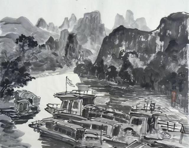 【观象山】君自故乡来 此画最青岛——王君绘画作品印象之十六