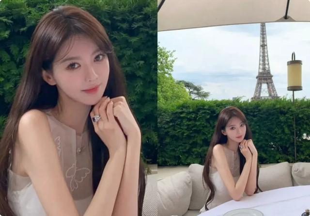 被黄晓明女友惊艳到了，丰满身材遮不住，但这生图差距也太大了