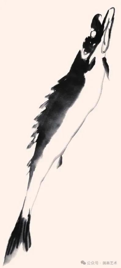 两幅范画，轻松学画写意鳜鱼图