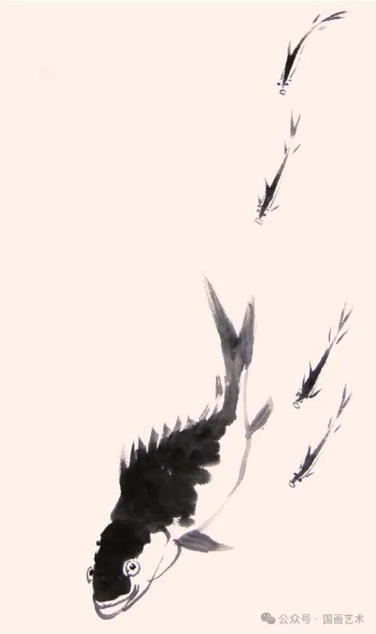 两幅范画，轻松学画写意鳜鱼图