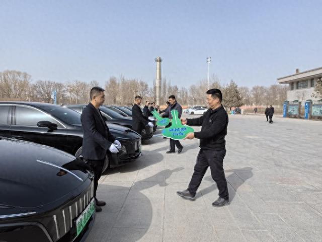 尉犁县首批新能源公务用车集中交付