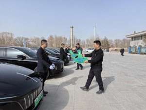 孔繁军(尉犁县首批新能源公务用车集中交付)