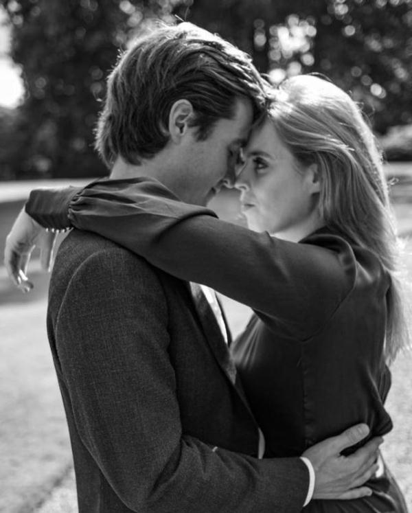 比阿特丽斯公主和未婚夫发黑白照，被指模仿梅根