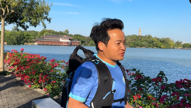 “贵州阿甘”苏登亮从惠州出发，开启1600公里跨省长跑