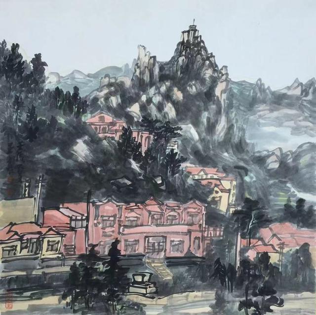 【观象山】君自故乡来 此画最青岛——王君绘画作品印象之十六