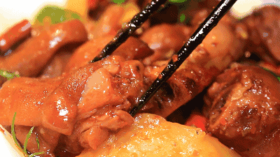 吃货们又爱又恨的大猪蹄子，有人竟把它做出了门道来