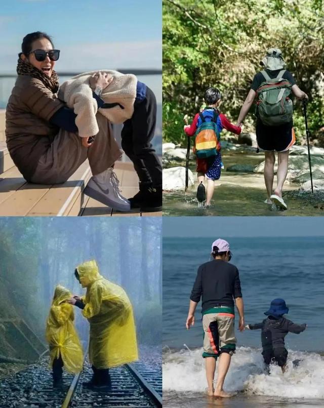 55岁刘若英罕见携儿子现身，9岁帅气又瘦又高性格开朗，星范十足