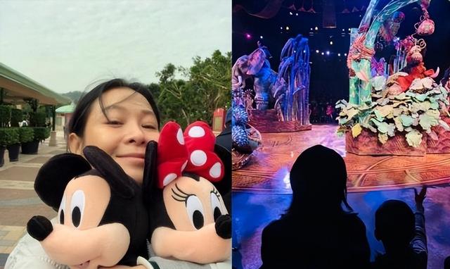 55岁刘若英罕见携儿子现身，9岁帅气又瘦又高性格开朗，星范十足