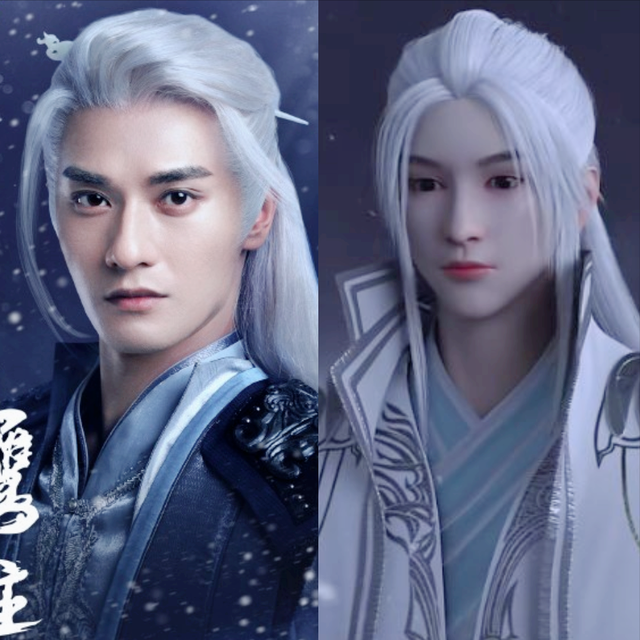 《雪鹰领主》动漫真人对比，许凯颜值神还原，古力娜扎身材不足