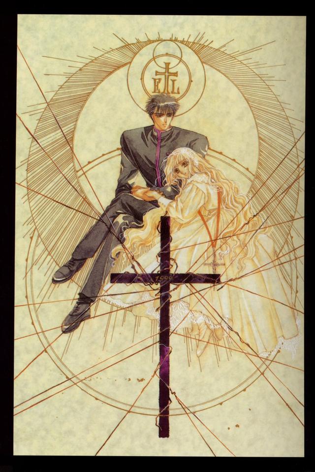 CLAMP创作的经典漫画《X》画集欣赏（超多图）