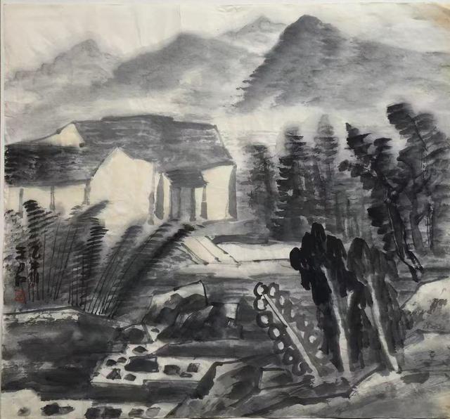 【观象山】君自故乡来 此画最青岛——王君绘画作品印象之十六