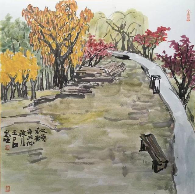 【观象山】君自故乡来 此画最青岛——王君绘画作品印象之十六