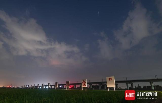 星河灿烂 流星与空间站争艳夜空丨图集