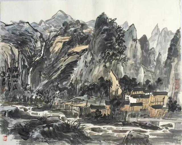 【观象山】君自故乡来 此画最青岛——王君绘画作品印象之十六