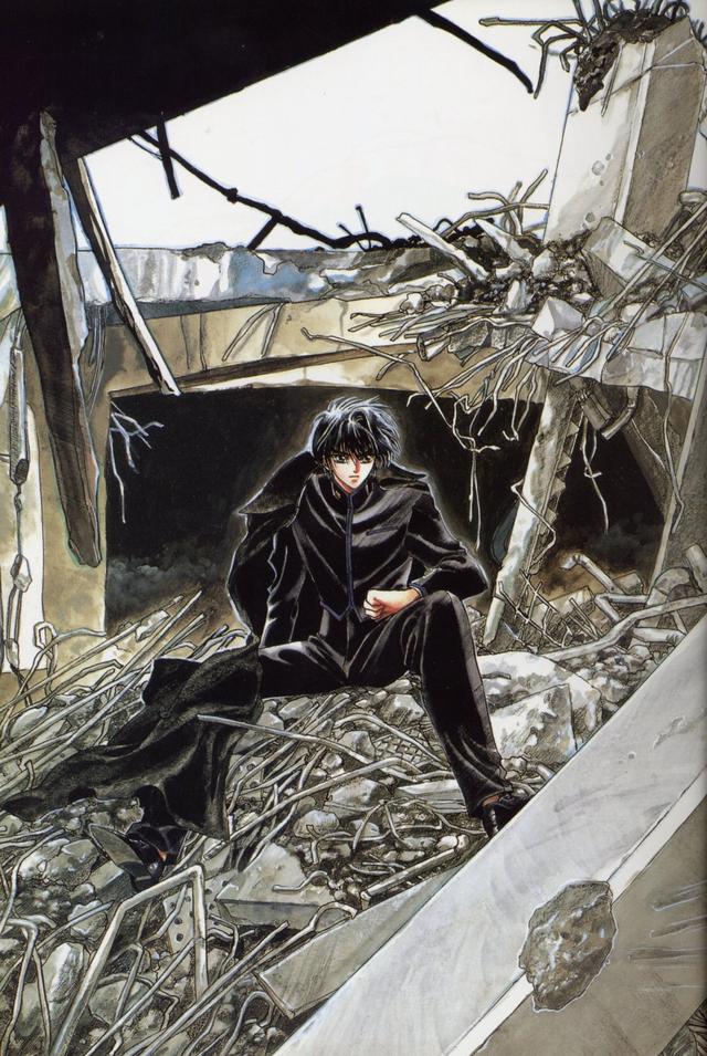 CLAMP创作的经典漫画《X》画集欣赏（超多图）