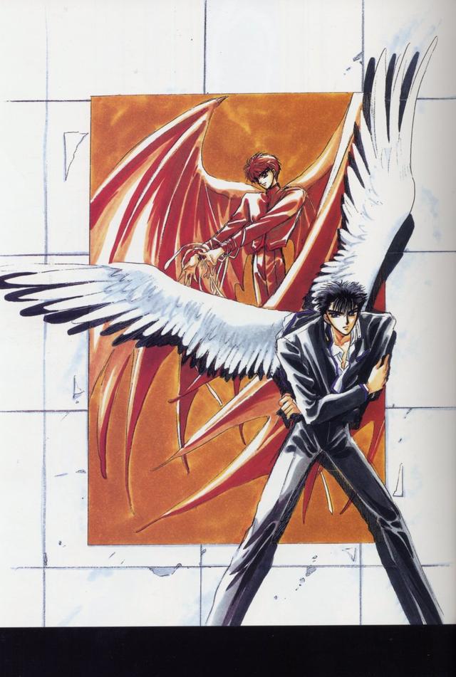 CLAMP创作的经典漫画《X》画集欣赏（超多图）