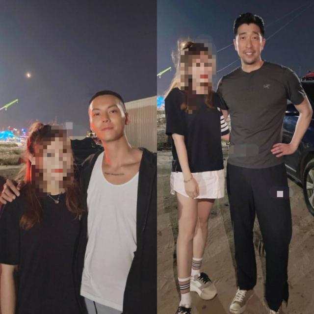35岁陈伟霆获女粉探班，搂肩合照不避嫌，瘦太多颧骨突出引担忧