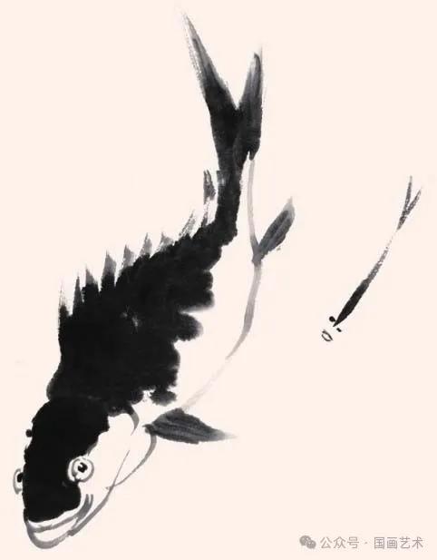 两幅范画，轻松学画写意鳜鱼图