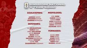 斯莱戈(足球报：新加坡名单中“99后”达11人 主帅表态要提升朝气)