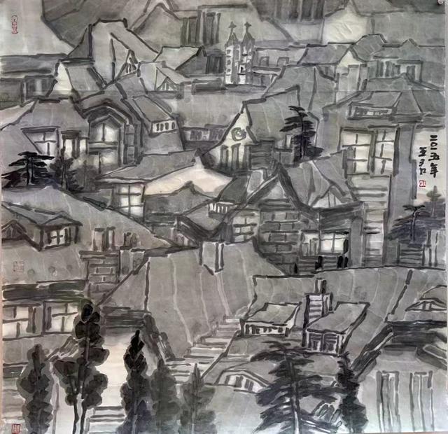 【观象山】君自故乡来 此画最青岛——王君绘画作品印象之十六