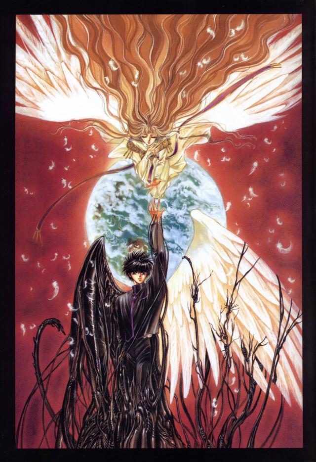 CLAMP创作的经典漫画《X》画集欣赏（超多图）