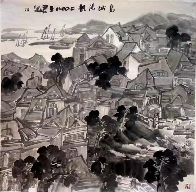 【观象山】君自故乡来 此画最青岛——王君绘画作品印象之十六