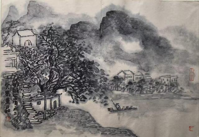 【观象山】君自故乡来 此画最青岛——王君绘画作品印象之十六