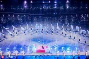 张碧晨张杰(开幕式文艺表演推向高潮 张杰张碧晨尚雯婕献唱全运)