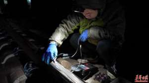 胡景(春运暖途│一晚徒步 55 公里 “钢轨 B 超师”为钢轨“问诊把脉”)