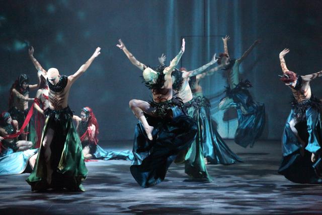 国蛋上演“水妖们的舞蹈”