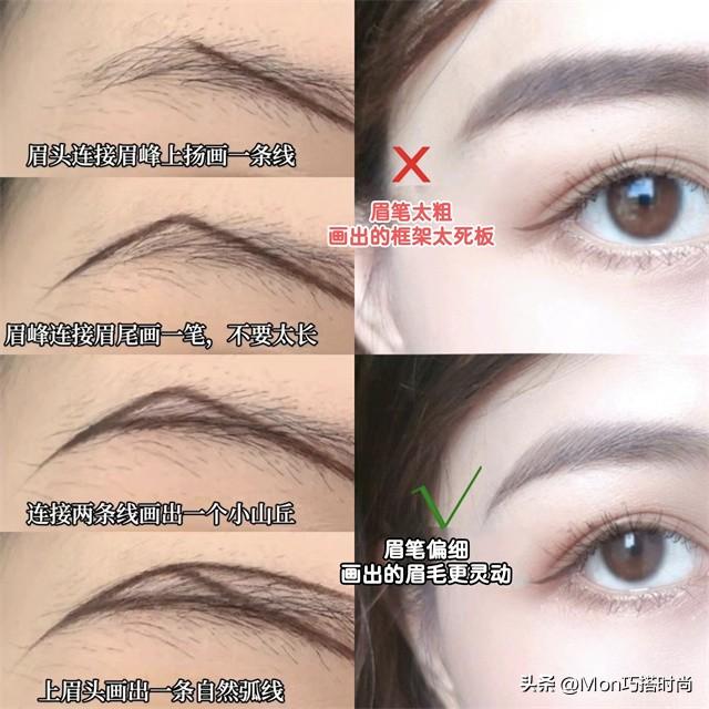 别再画一字眉了,太土!顶级名媛都换上了“富贵眉”,优雅又高级