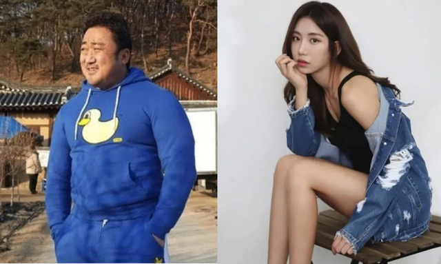 51岁马东锡迎娶小17岁女友，200斤猛男与神颜健身教练，被赞绝配