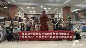 沙龙活动(潍坊举办“美美与共”中外学生一起过大年沙龙活动)