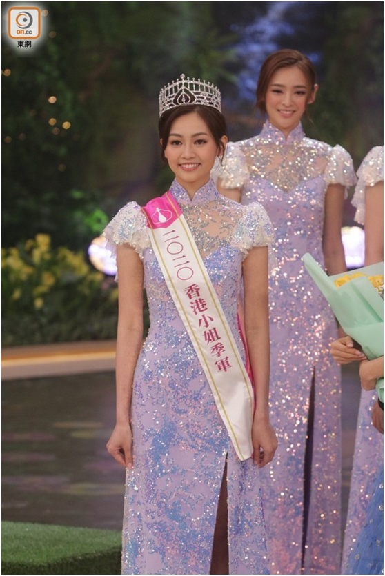 香港小姐出炉，冠军谢嘉怡被赞是近年“最靓混血儿佳丽”