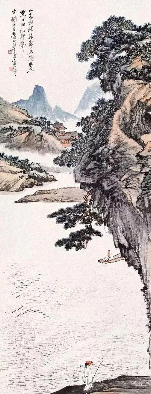 都说画树难画柳，他画的柳却是一大特色——