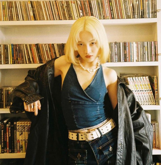 黄色短发，潮啊