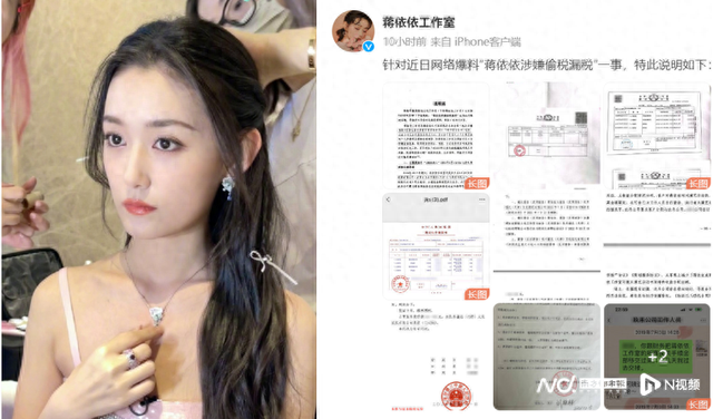 蒋依依回应“偷税漏税”,控诉华谊兄弟原孙公司“财务混乱”