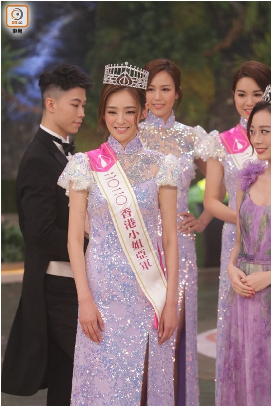 香港小姐出炉，冠军谢嘉怡被赞是近年“最靓混血儿佳丽”