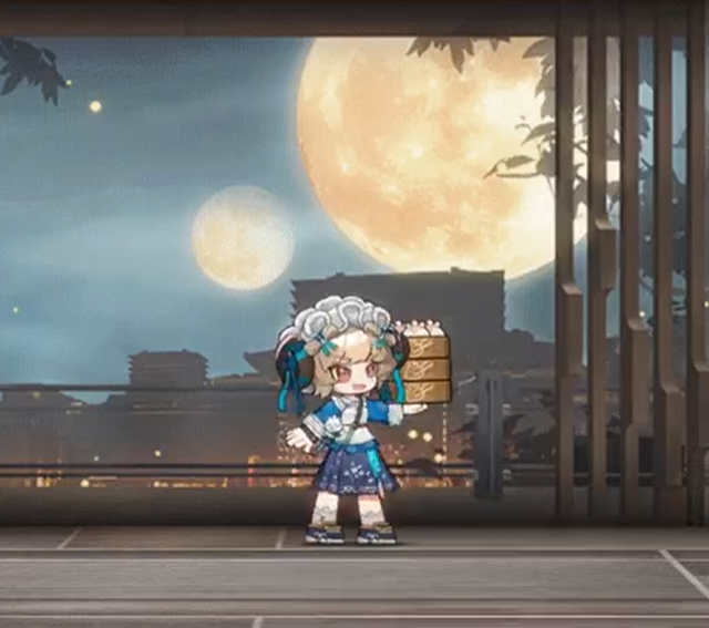 明日方舟：五星傀儡师贝娜春节皮肤公开 爱吃超级小笼包的贝娜