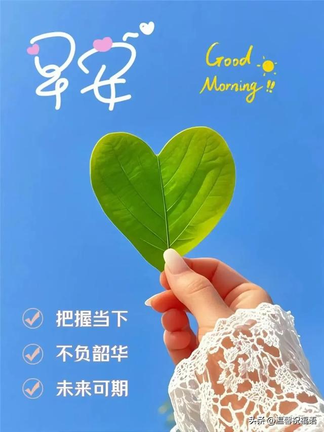 周日早安！群发温馨的早上好问候语创意图片带字，暖心的祝福大全