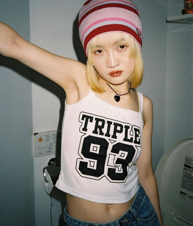 黄色短发，潮啊