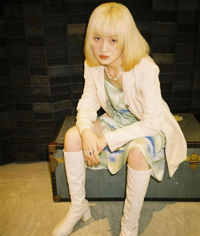 黄色短发，潮啊