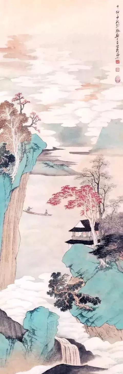 都说画树难画柳，他画的柳却是一大特色——