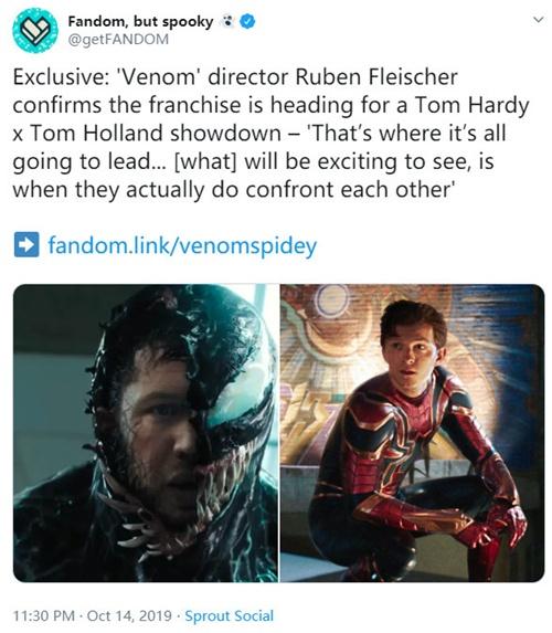 毒液蜘蛛侠同框成真？系列首部导演透露联动可能