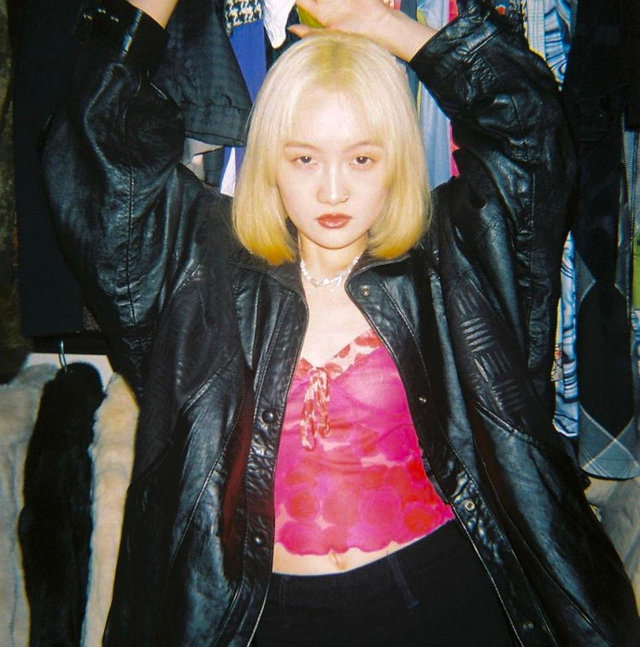 黄色短发，潮啊