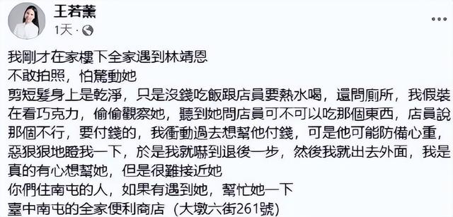 大40岁丈夫李坤城去世后，林靖恩流落街头乞讨，迎来了自己的结局