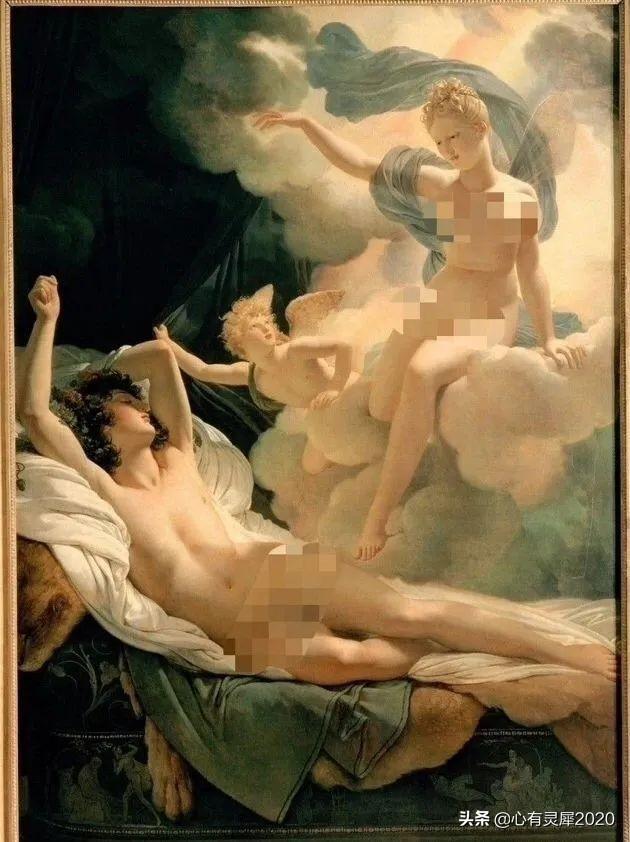 赏析皮埃尔.盖兰代表作《伊里斯和莫菲》:仙气弥漫,裙裾飞扬