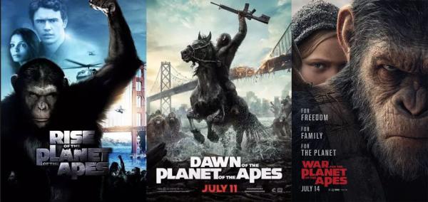 《猩球崛起》三部曲，两大智慧种族碰撞，人类是怎么把自己作没的